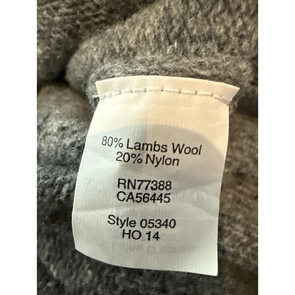 J Crew Mens Shawl Collar Cardigan  Lambswool Gray Grandpacore Sz Med Button - Picture 11 of 12